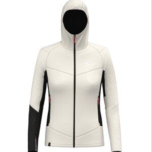 Salewa Sella Merino Hybrid Jacket Women’s XL | Oatmeal | Hooded Midlayer